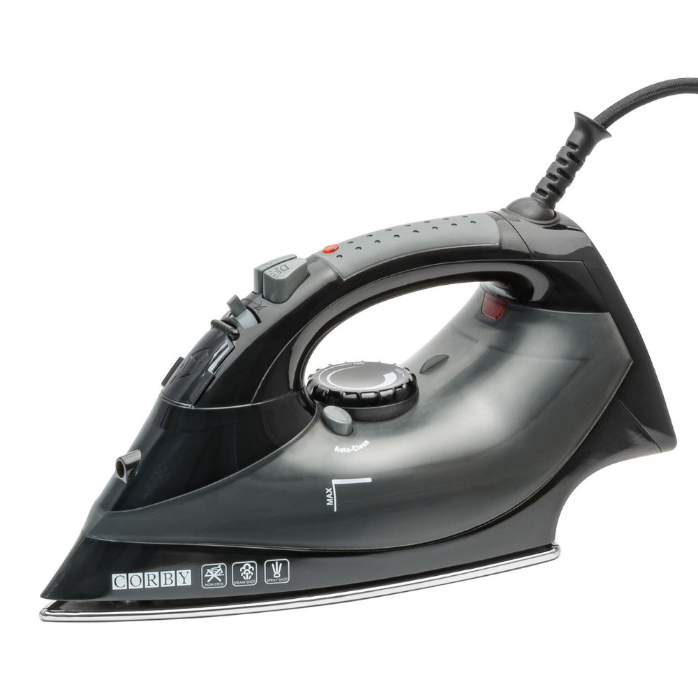 Fier de calcat Corby Sherwood 2000 W (negru/gri)