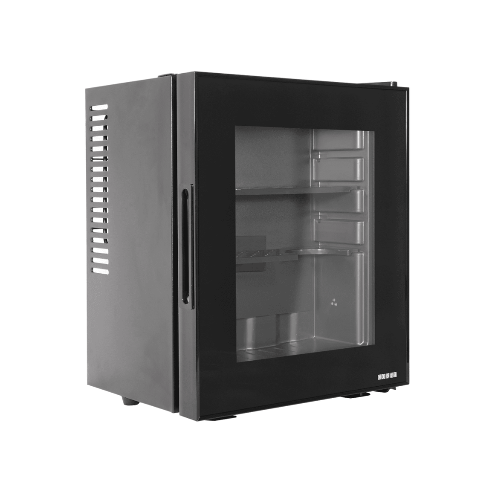 Minibar cu usa din sticla 10L Corby Eton (negru)
