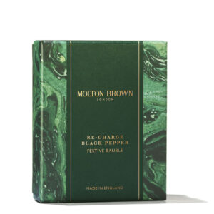 Re-Charge Black Pepper Bath & Shower Gel Bauble 75ml Molton Brown NEB24037